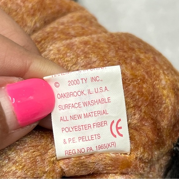 TY 2000 vintage Beanie Babies Oats the horse stuffed animal plush - Picture 10 of 12